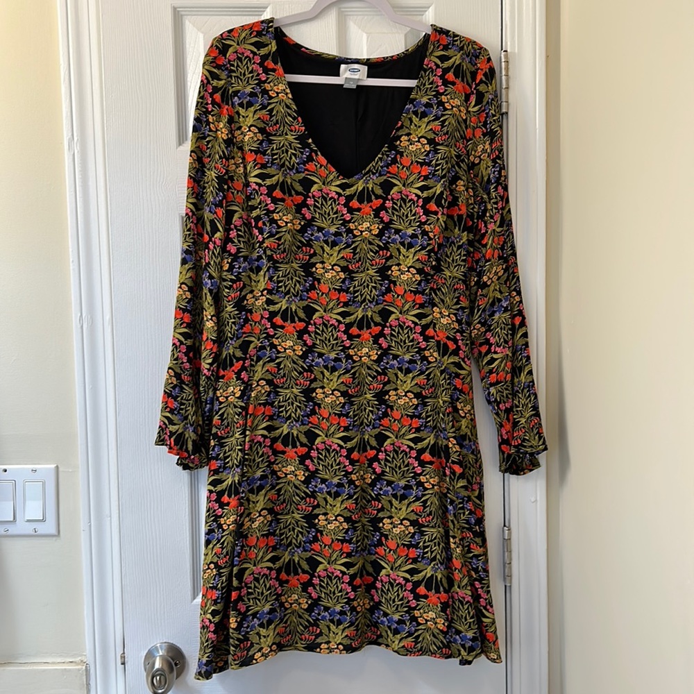 Old navy fall fit and flare style dress | Size 12